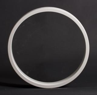 Dekorfönster Rund invändigt   1184mm, karmdjup 50mm vit enkelglas